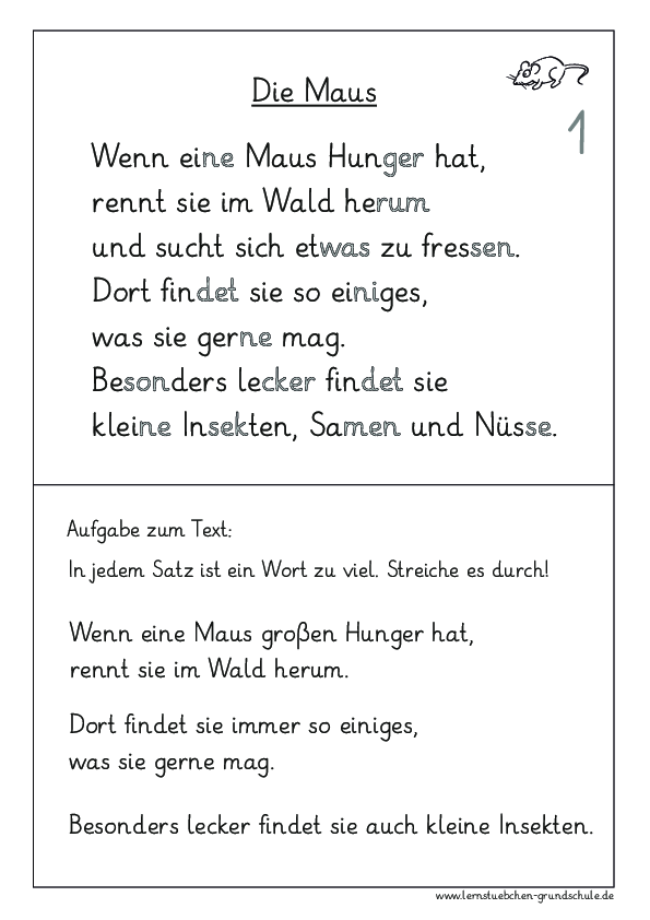 die Maus - Aufgaben zum Text.pdf
